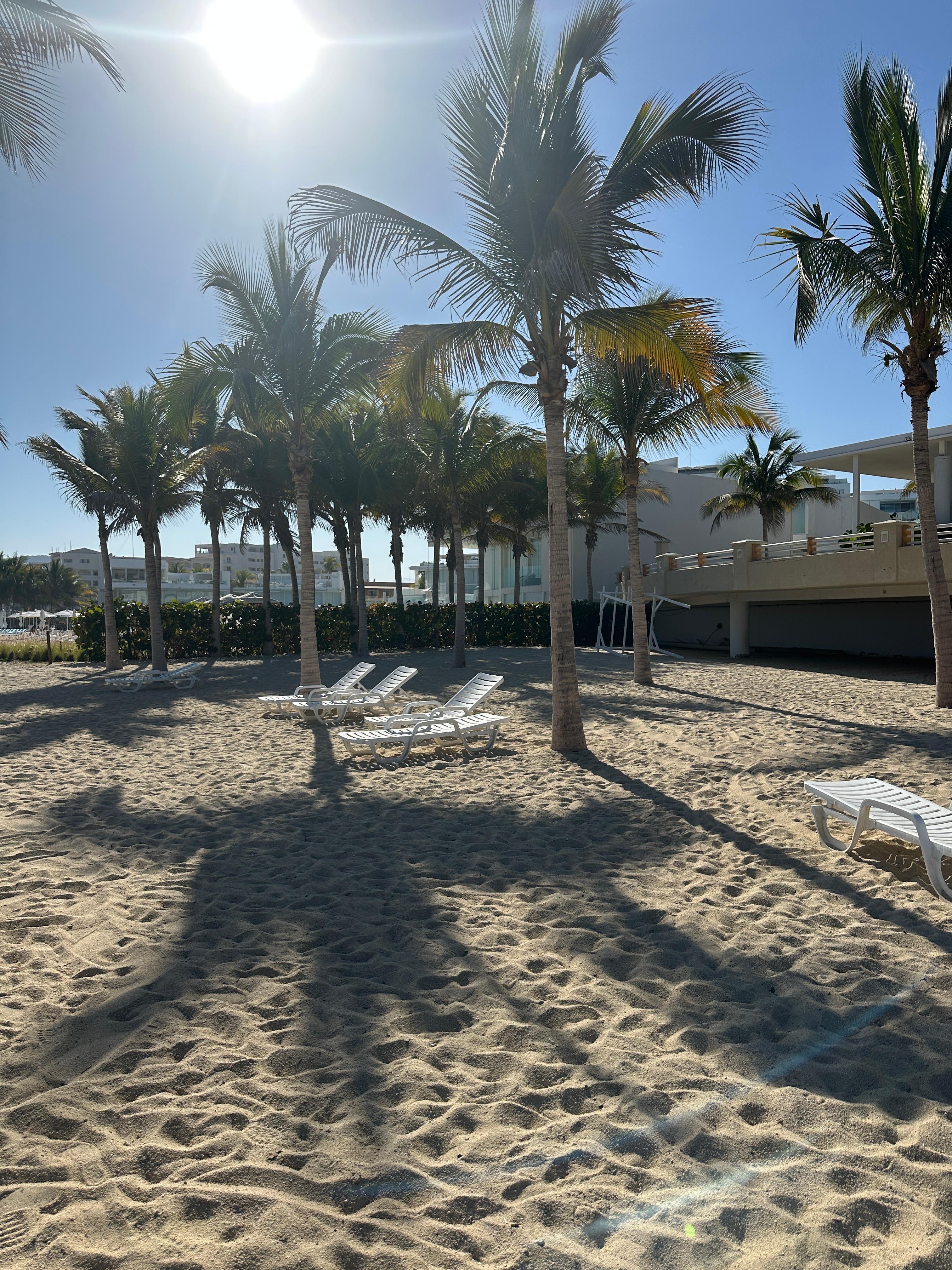 Beach seating never full