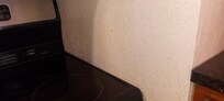 Wall next to range