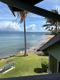 From the balcony
