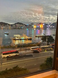 夕方の部屋からの景色です。