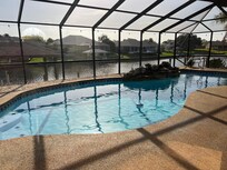 View of pool and canal