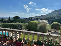 Outdoor upper area near pool