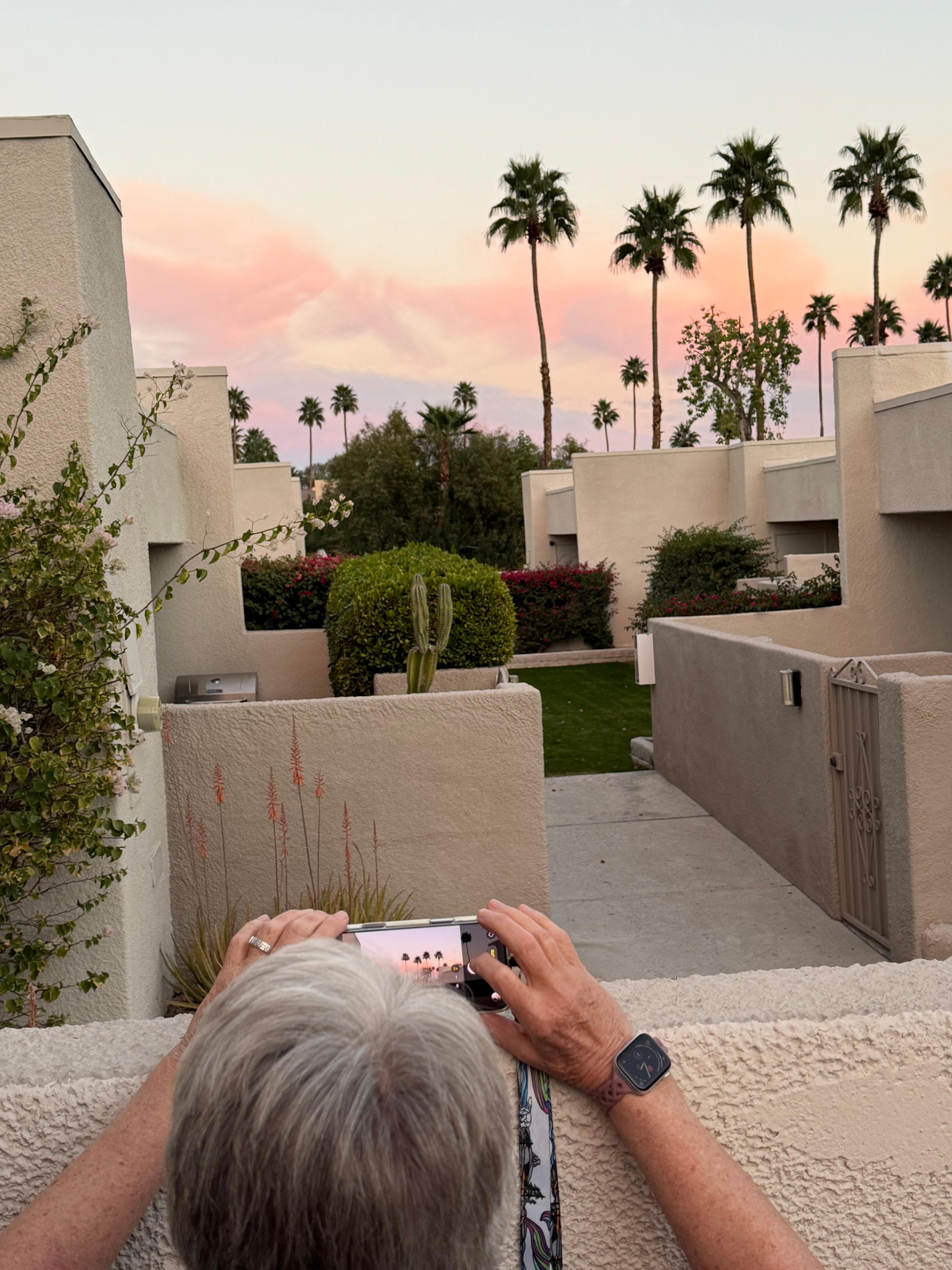 Catching the sunset