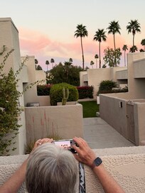 Catching the sunset