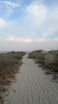 Beach path.