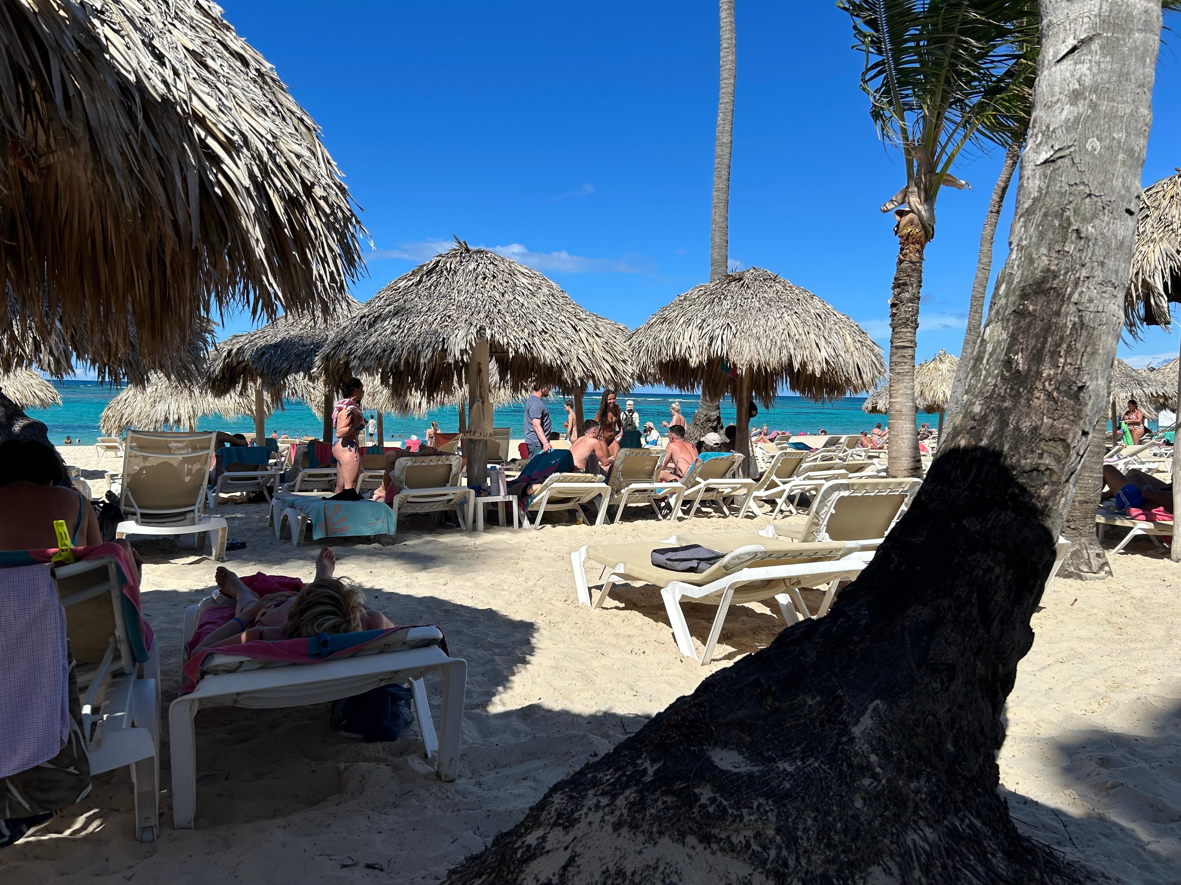 Beach, get there early