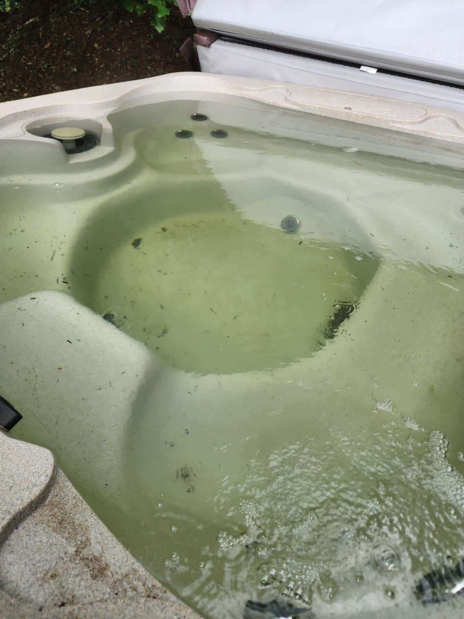 Hot tube upon opening 