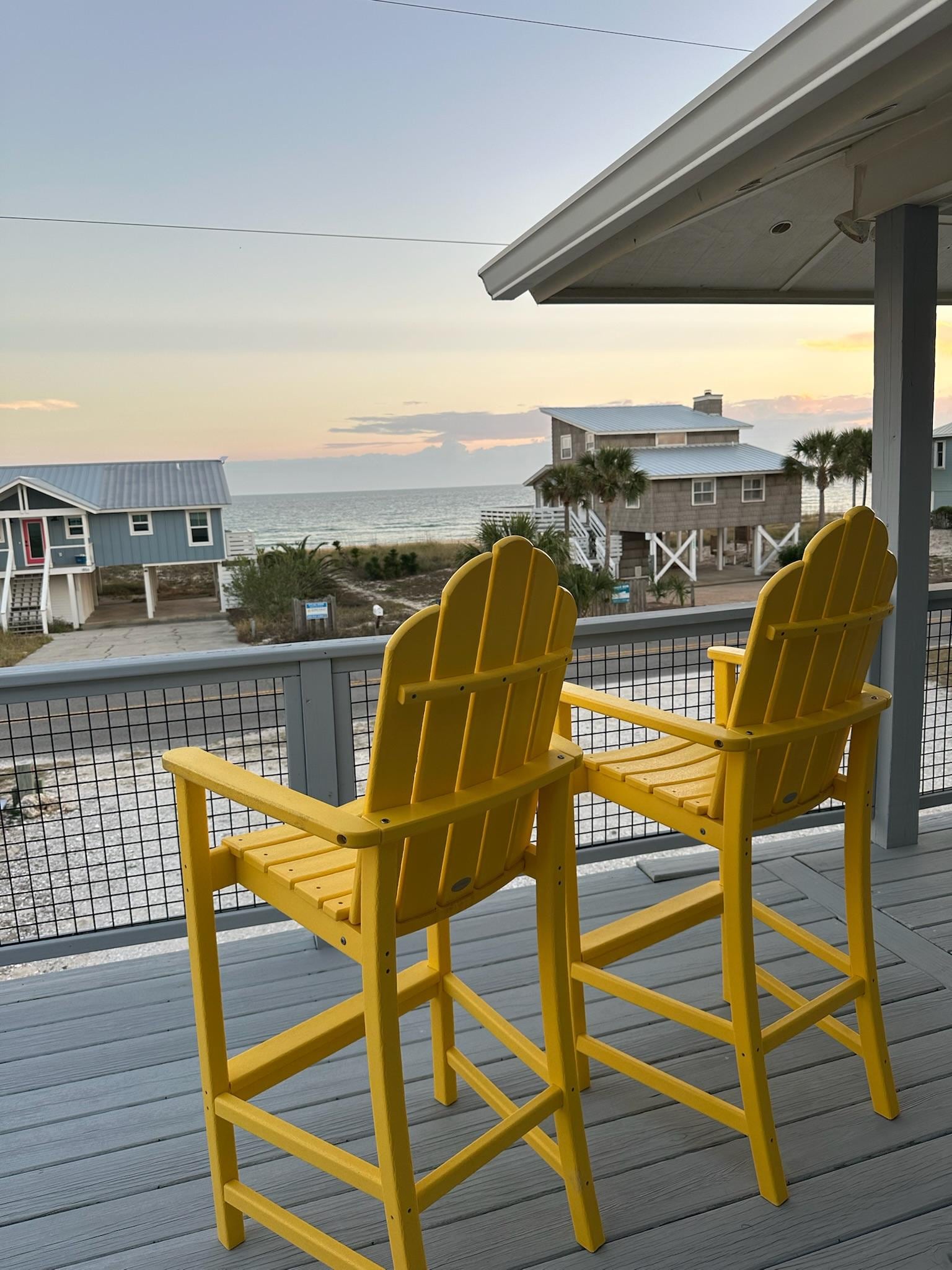 Loved the front deck 