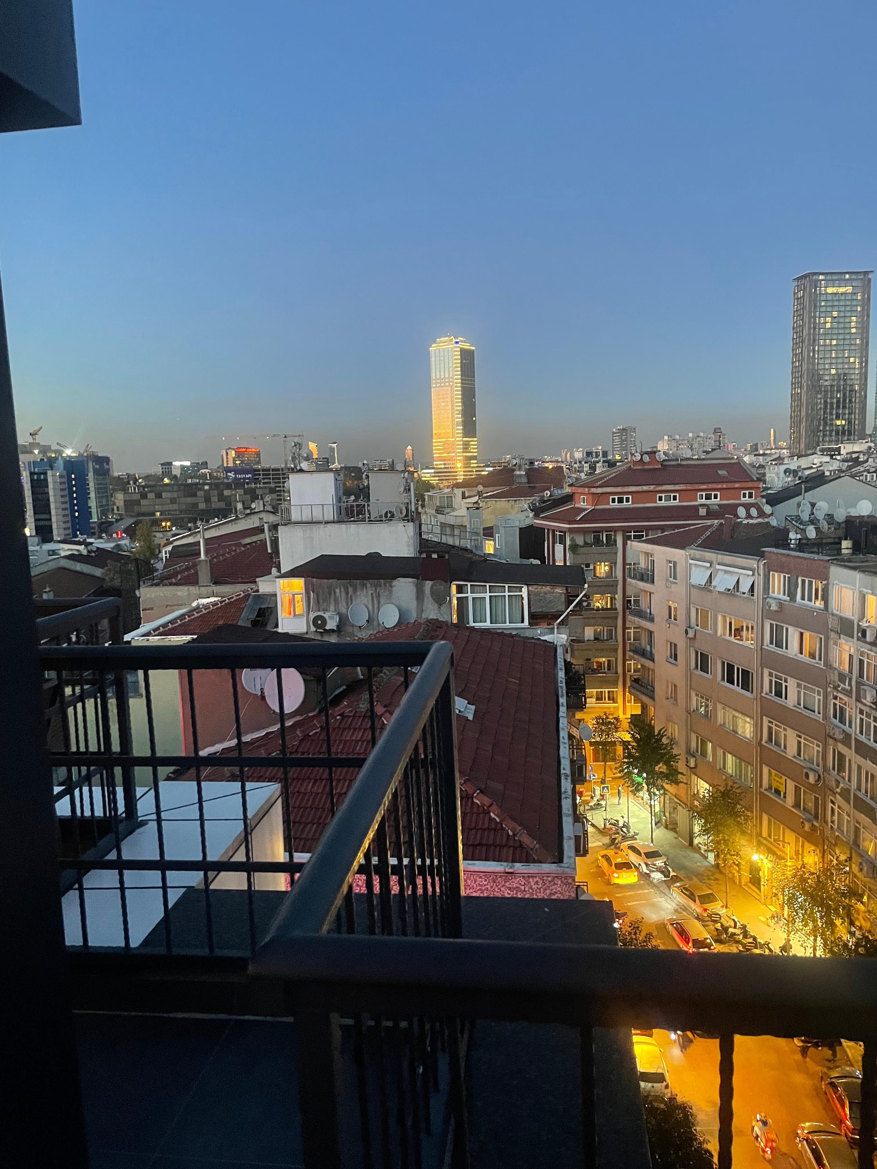 View from breakfast area 