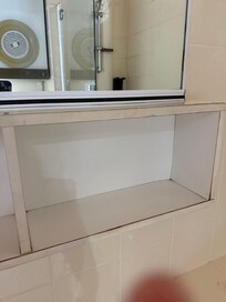 Chipped and worn laminex