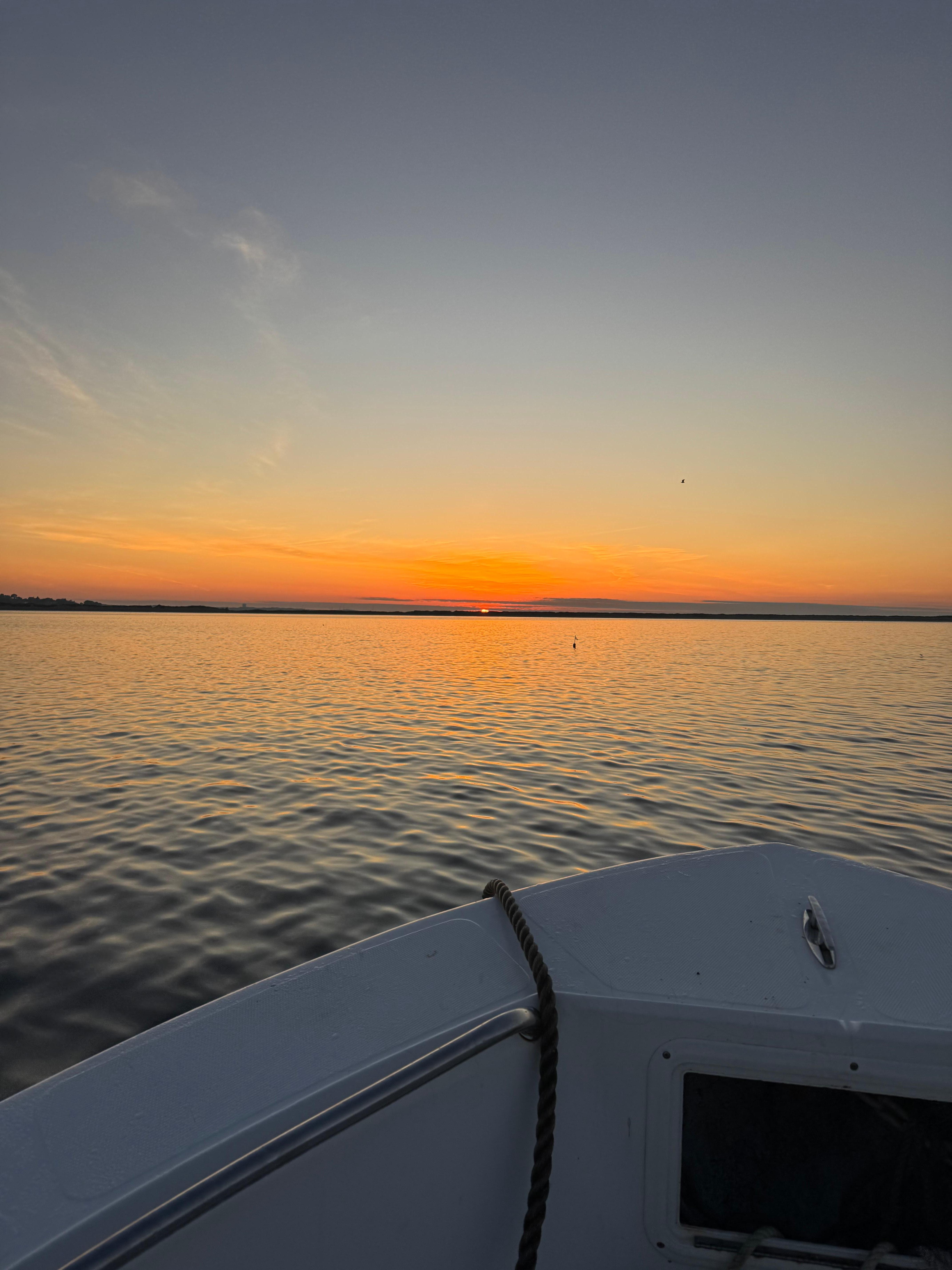 Going out on the Evanomics at dawn. 