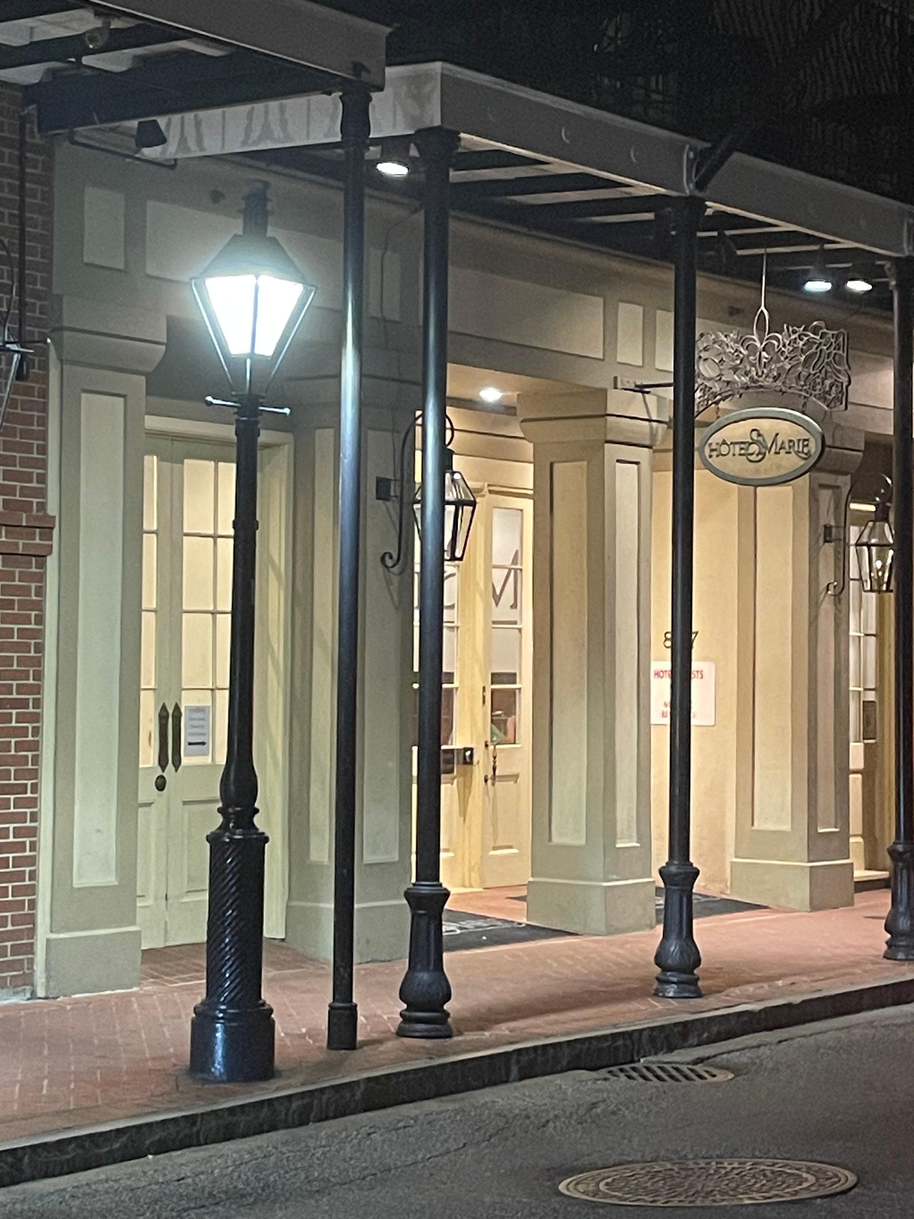 Hotel front night