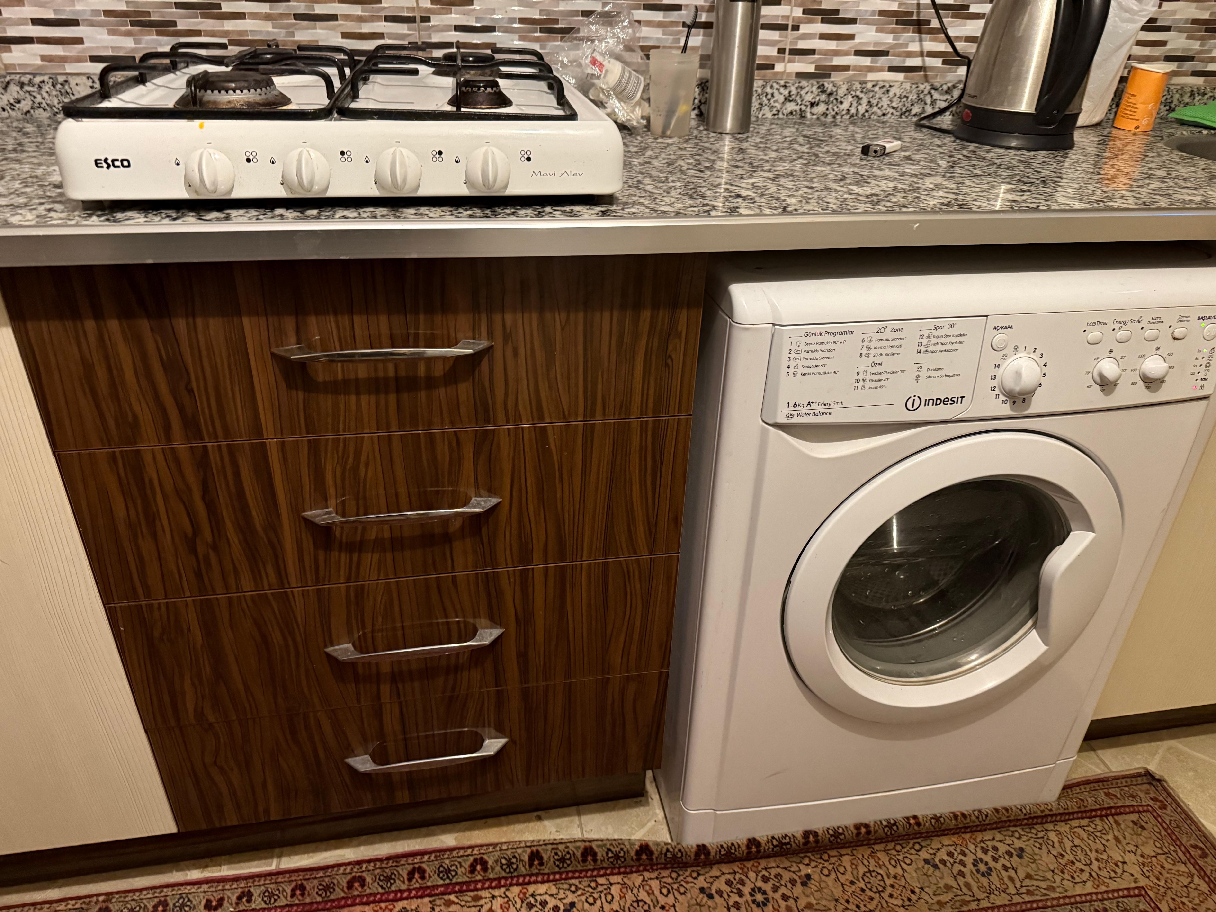 瓦斯爐與洗衣機是自助旅行者的好幫手