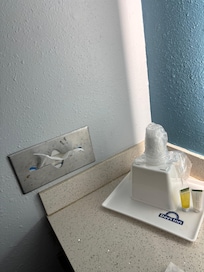 Dirty Kleenex dispenser