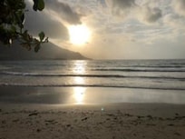 Beau Vallon Beach at Sunset