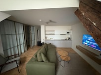 Standing in dining area