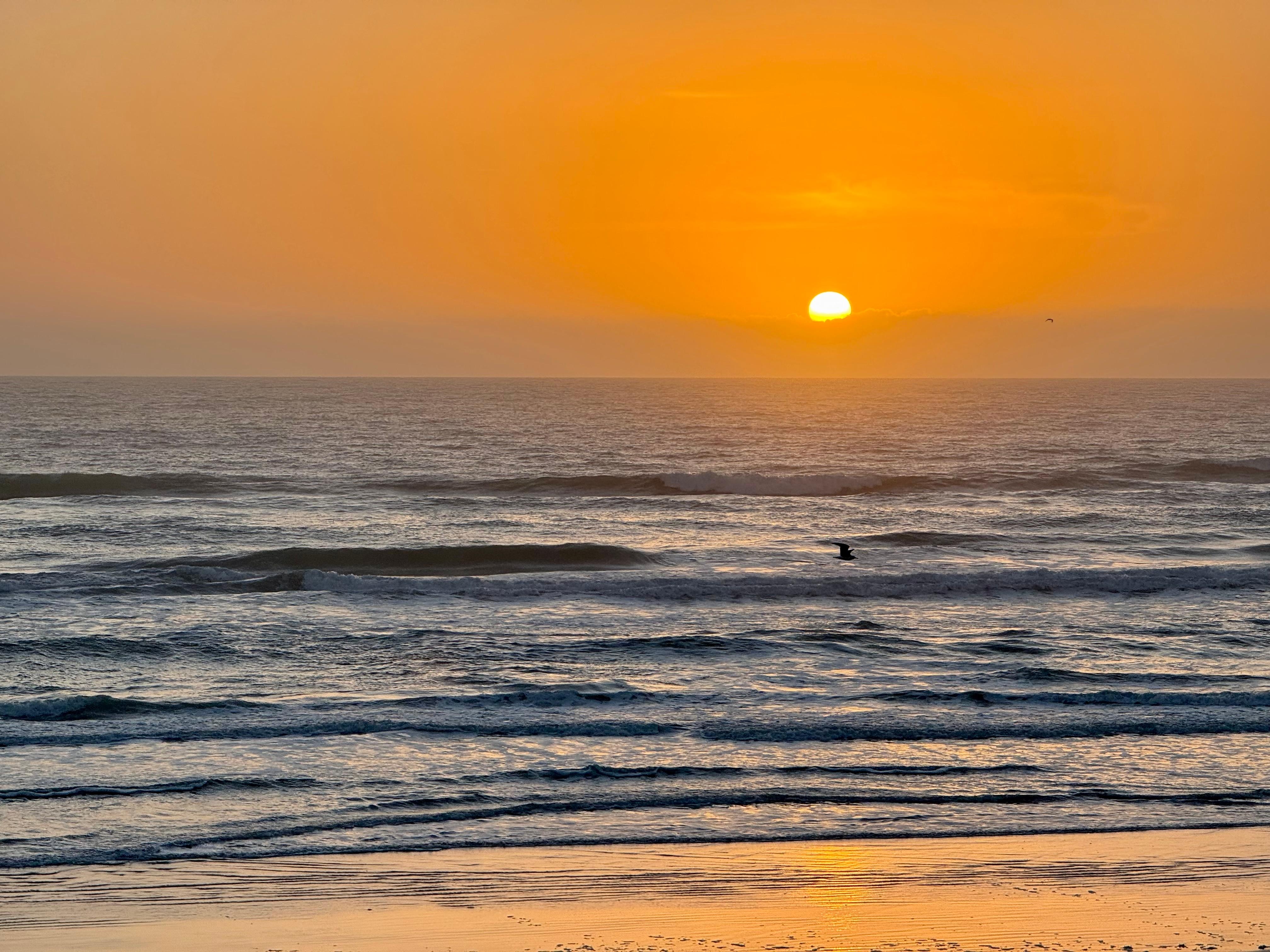 Sunrise from the balcony