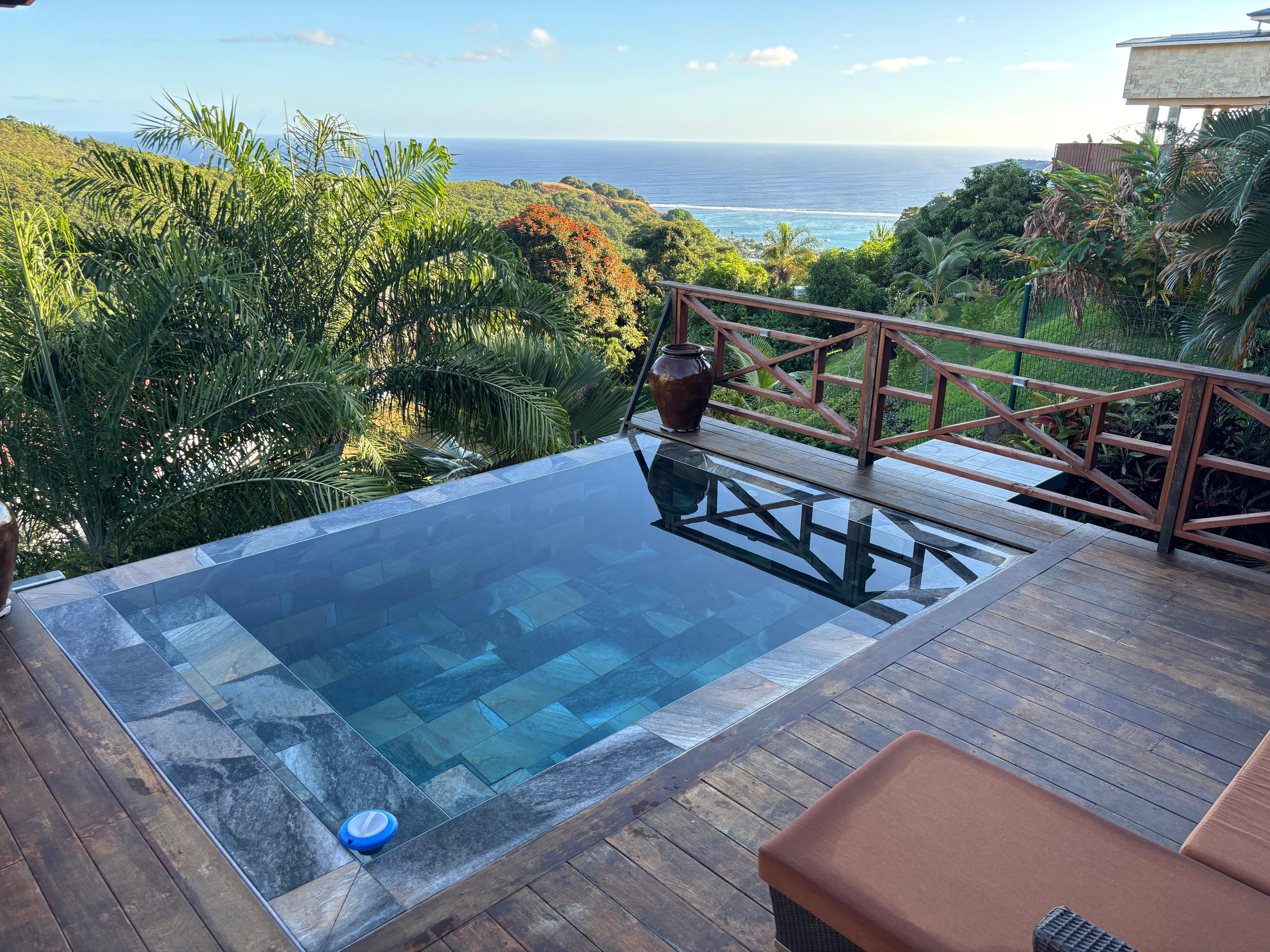 Amazing pool and deck to relax in