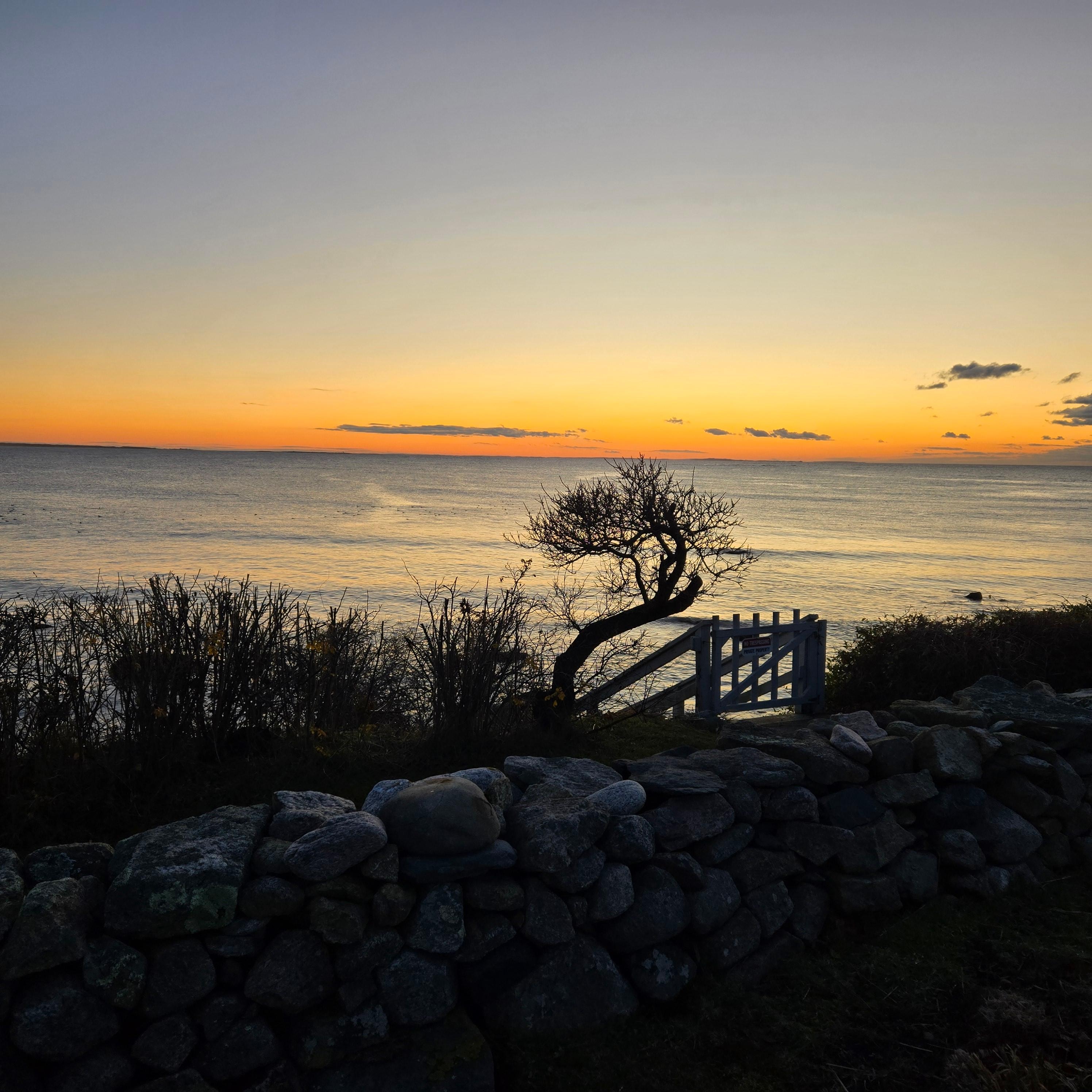 Ocean view from upstairs bedroom.