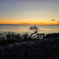 Ocean view from upstairs bedroom.