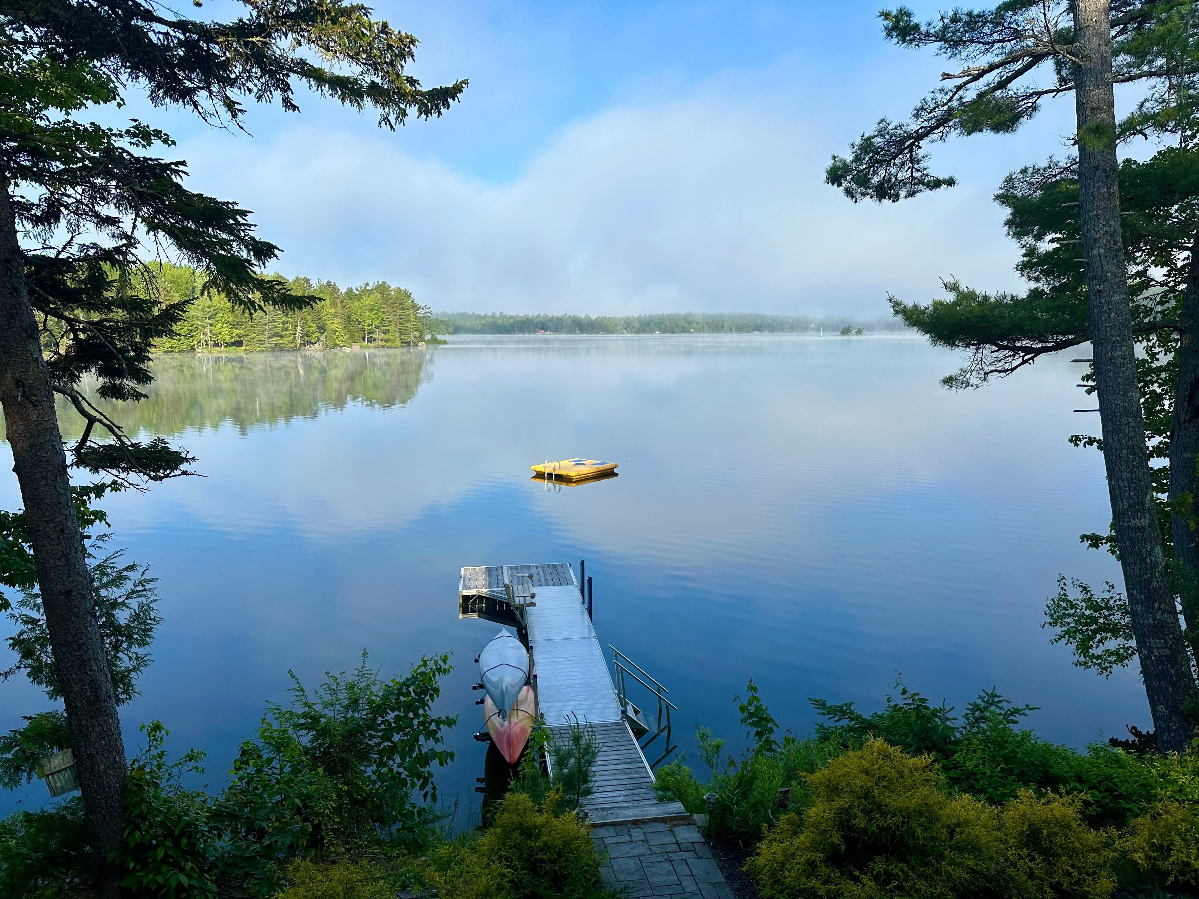 Peaceful morning view to wake up to