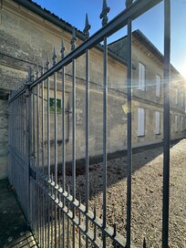 Closing the gate after a wonderful couple of days at this beautiful home