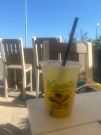 Orange Crush at Tiki bar