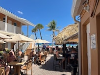 Tiki bar area outside of my room.