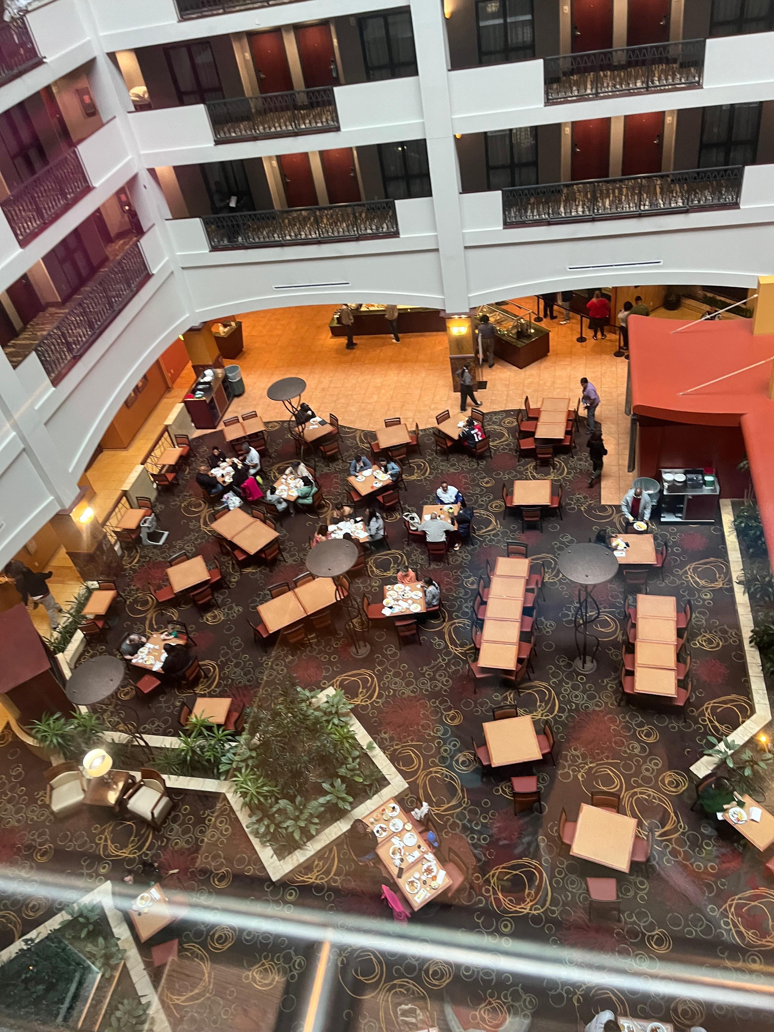 The center court / dining area.