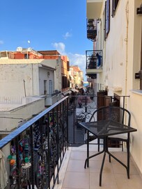 Balcony street side .