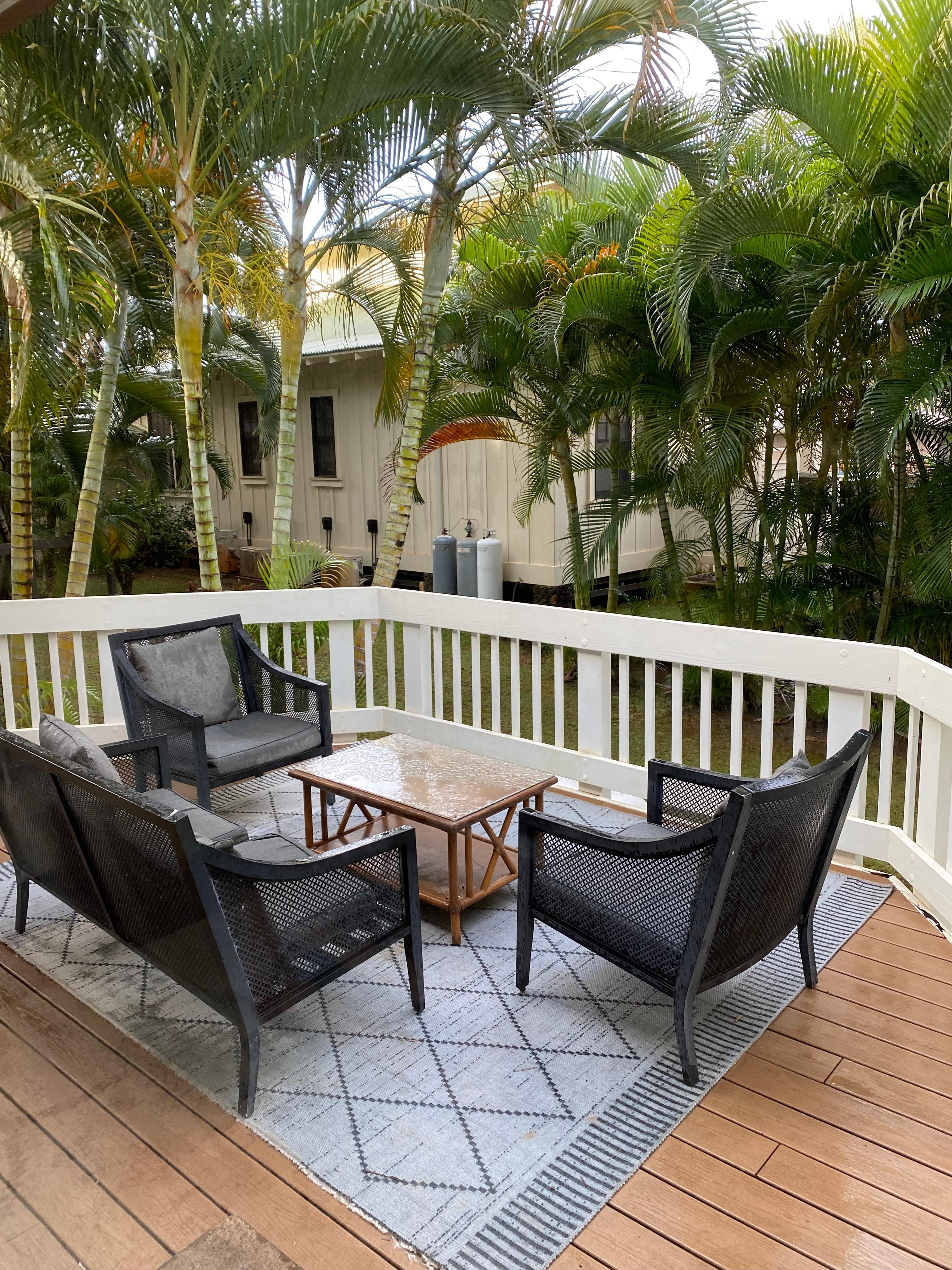 One of the patios