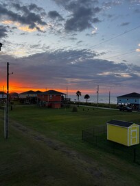 Sunrise from the deck.