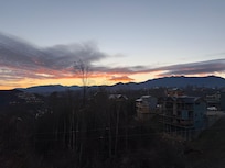 Morning sunrise from the deck