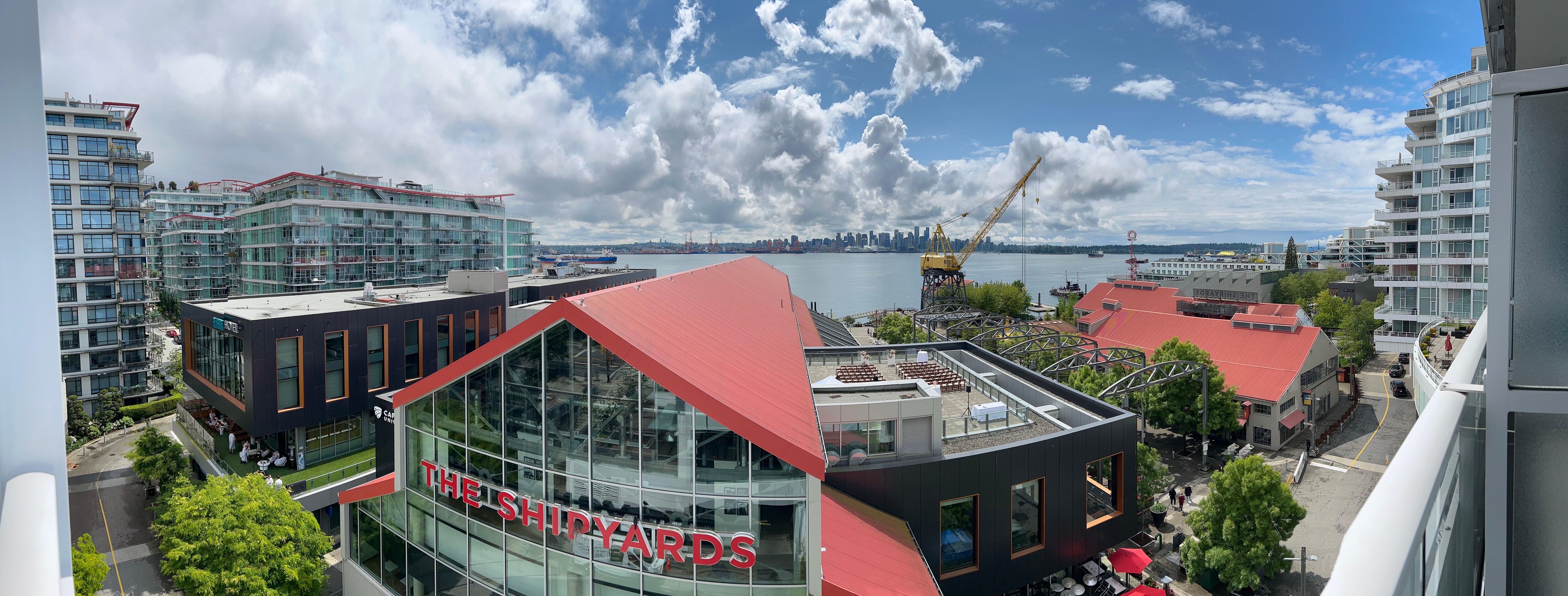 View from our balcony