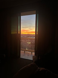 We opted for the mountain view and watched the sun rise every morning!