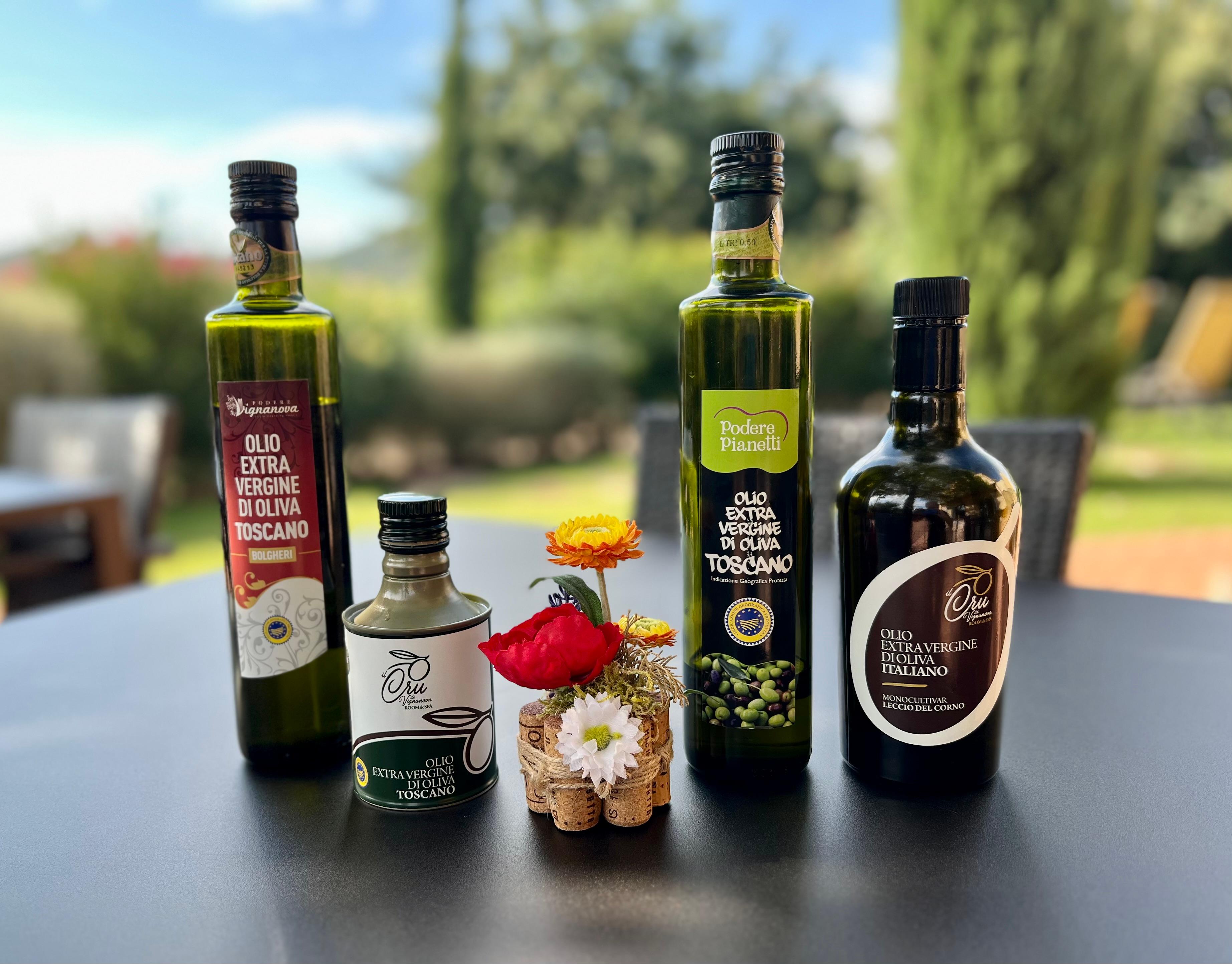 Their olive oil lineup