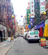 O hotel é no coração
d Chinatown.