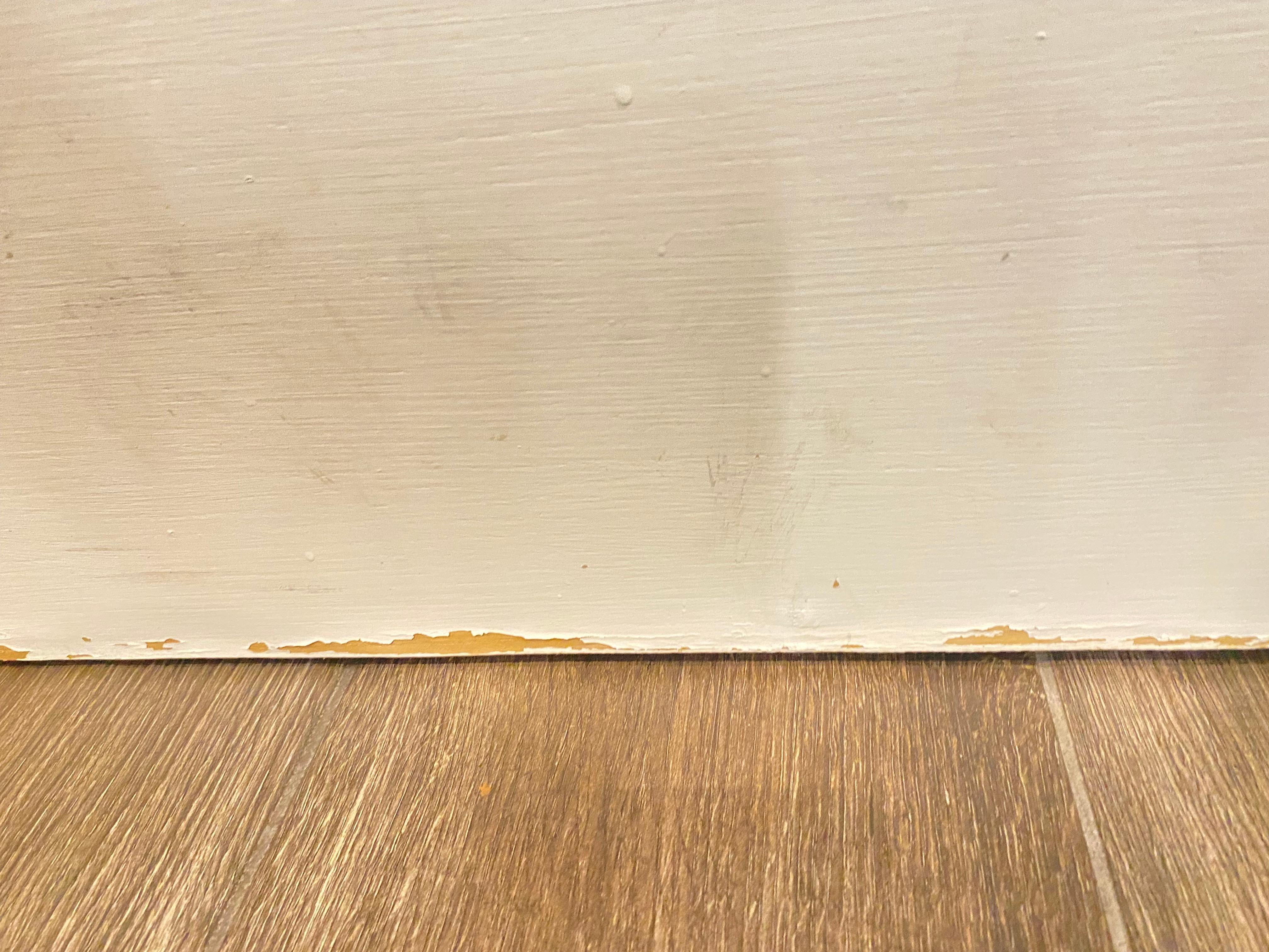Water damage visible on door so obviously a reoccurring issue