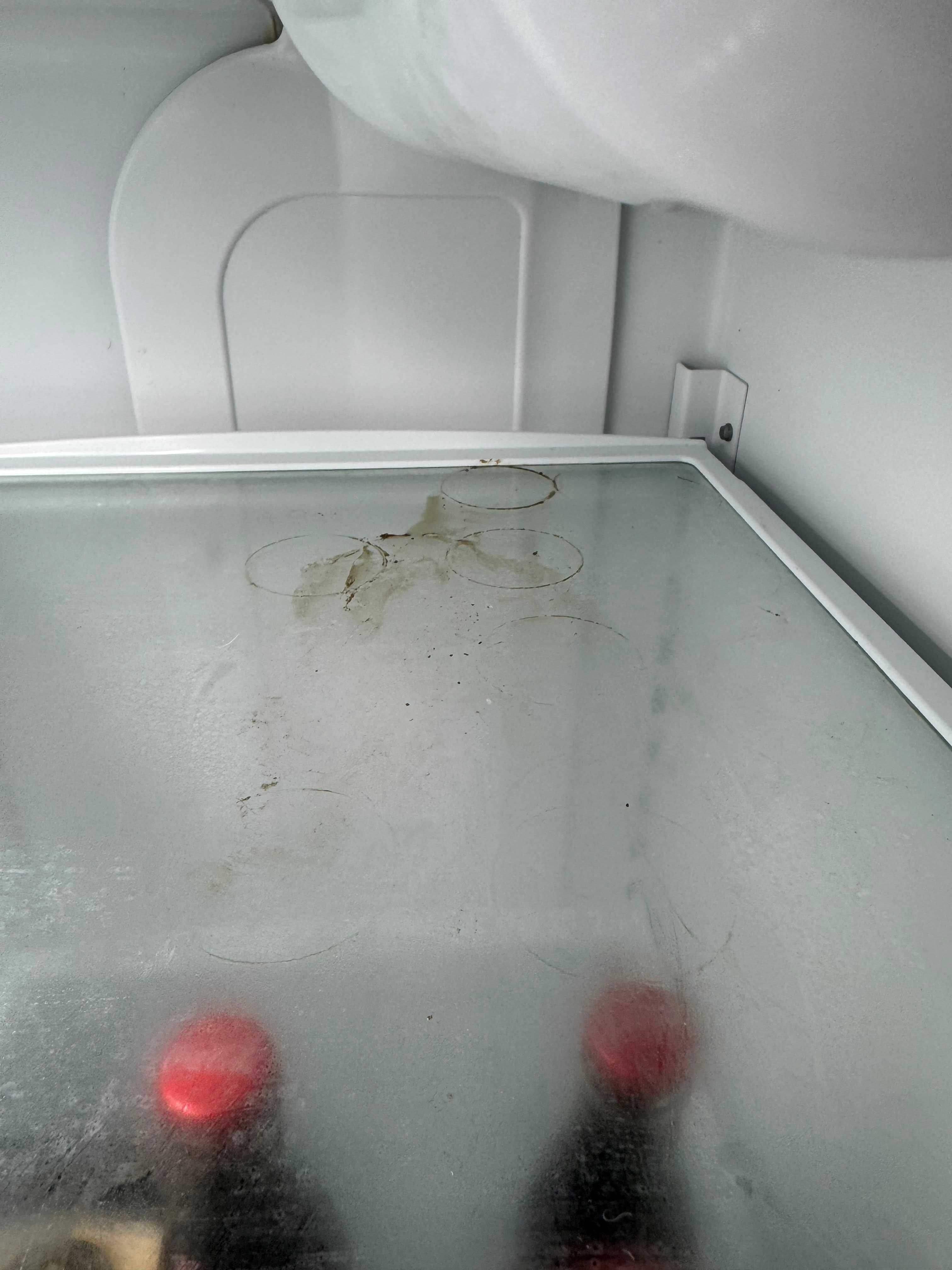 Dirty refrigerator