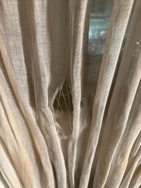 The sheers won't work if they have holes in them. Just sayin'