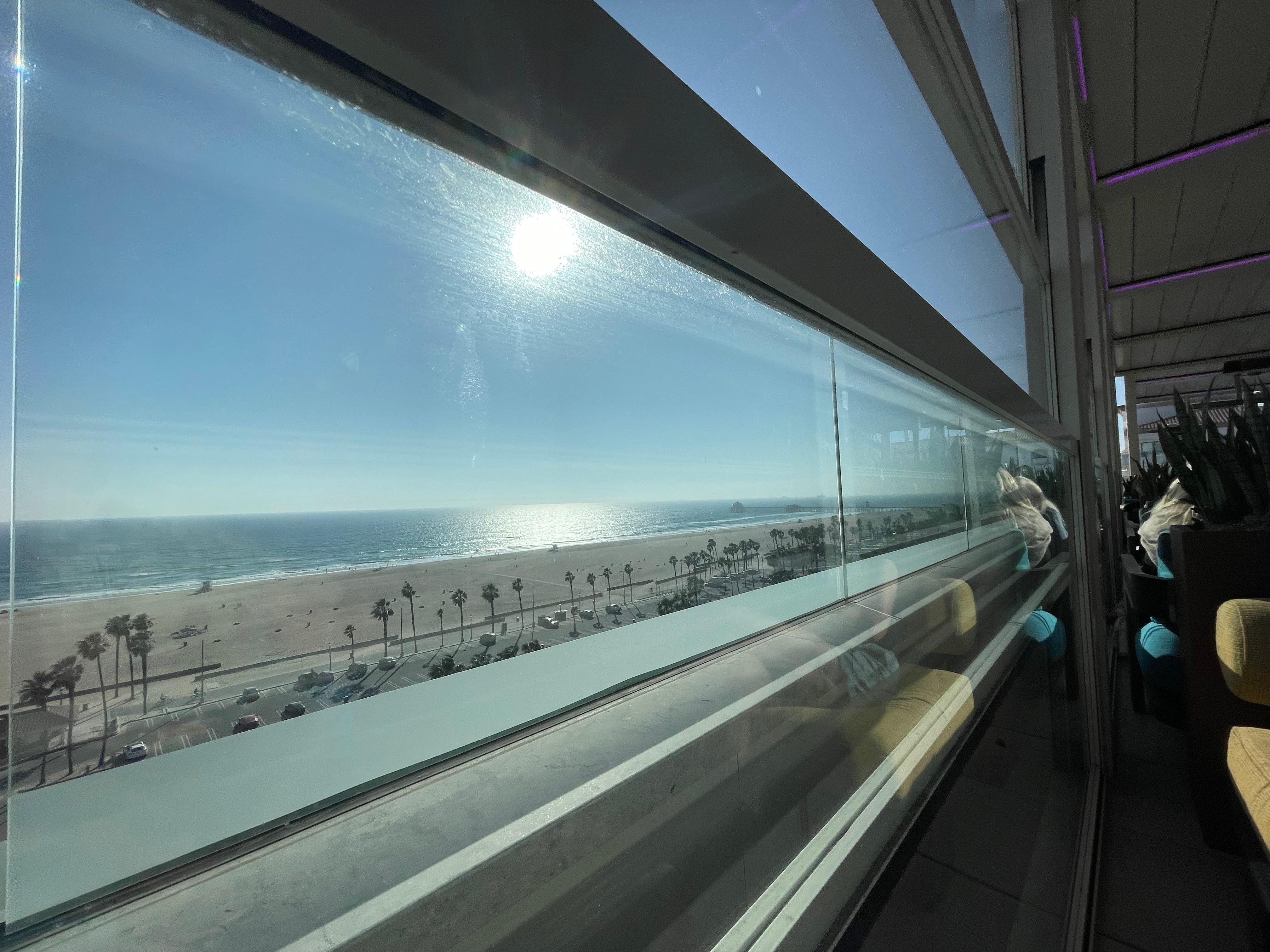 From one of the lounges at the Hilton