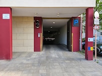 Garage is quite narrow