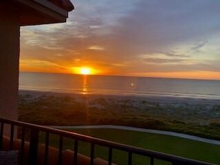 Sunrise from the spacious patio.