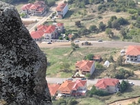 View of hotel from Meteora