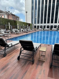Pool side view
