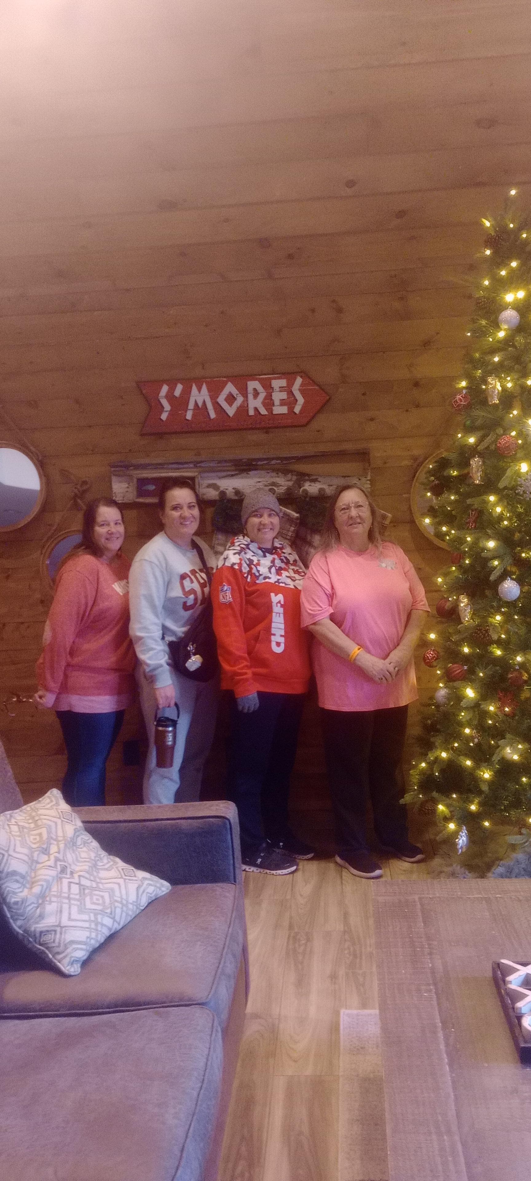 Me and three of my 5 daughters.