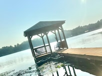 Your private dock. Kept our kayaks ready to use