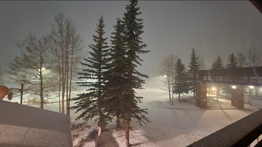 View from the balcony 