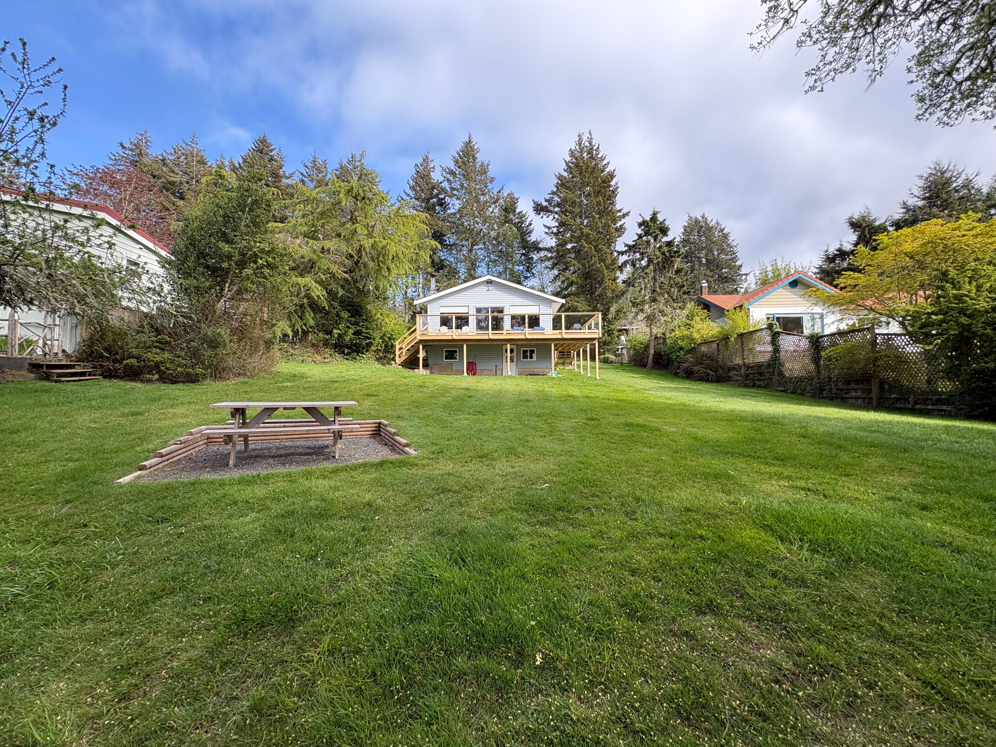 Large yard
