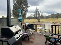 View from backyard BBQ area